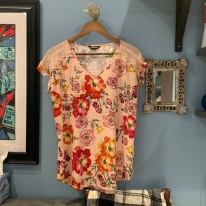 Express M floral blouse